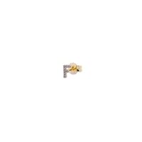 Orecchini Rue des Mille Donna in Argento Zirconia ORZ-011 LOB INIZ AU F - ORZ-011 LOB INIZ AU F